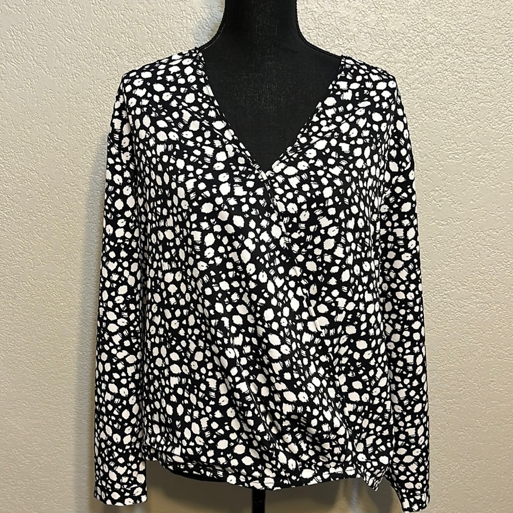 NWT 7 For all Mankind wrap front top size XL